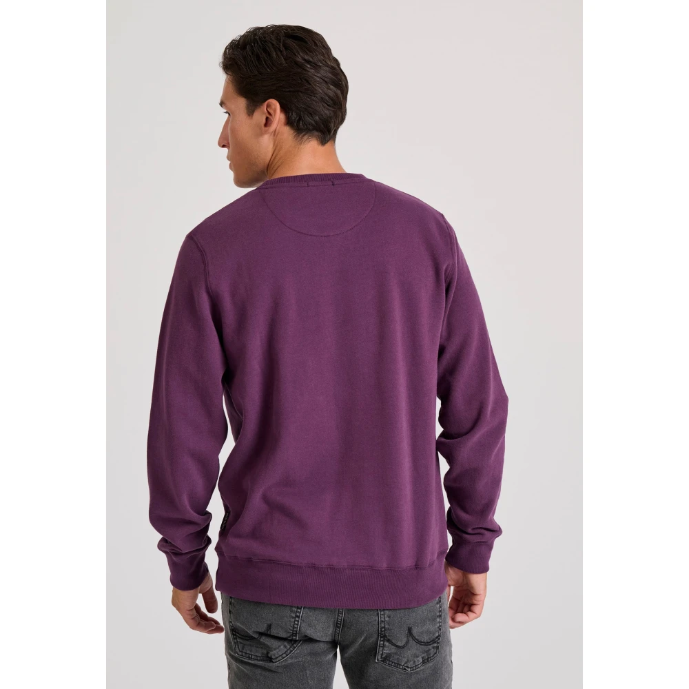 FUNKY BUDDHA Φούτερ με branded τύπωμα στο στήθος