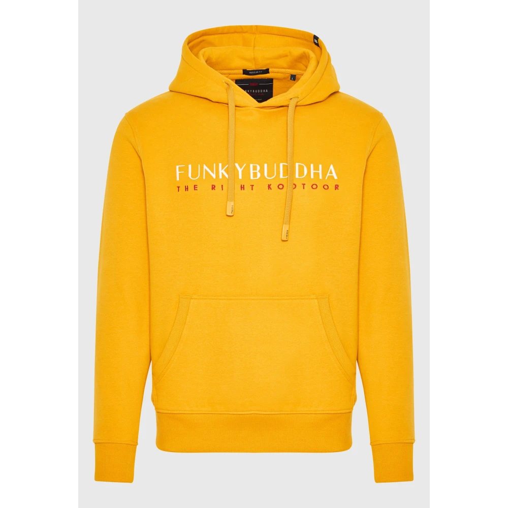 FUNKY BUDDHA Φούτερ με κέντημα στο στήθος