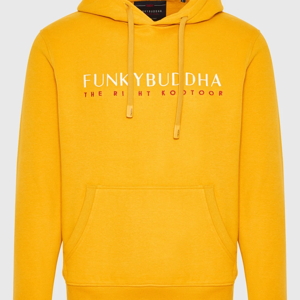 FUNKY BUDDHA Φούτερ με κέντημα στο στήθος