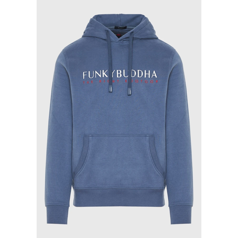FUNKY BUDDHA Φούτερ με κέντημα στο στήθος