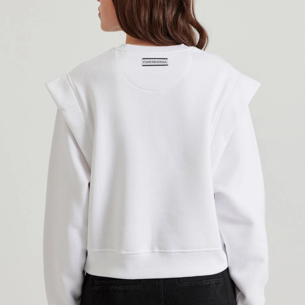 FUNKY BUDDHA Φούτερ με graphic τύπωμα στο στήθος