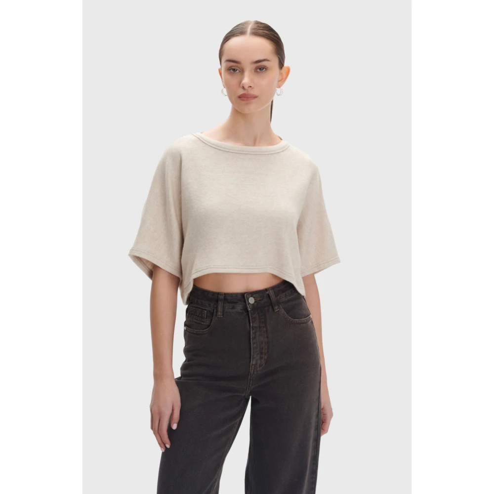 ALE Γυναικεία Μπλούζα Με Κοντό Μανίκι 82547236