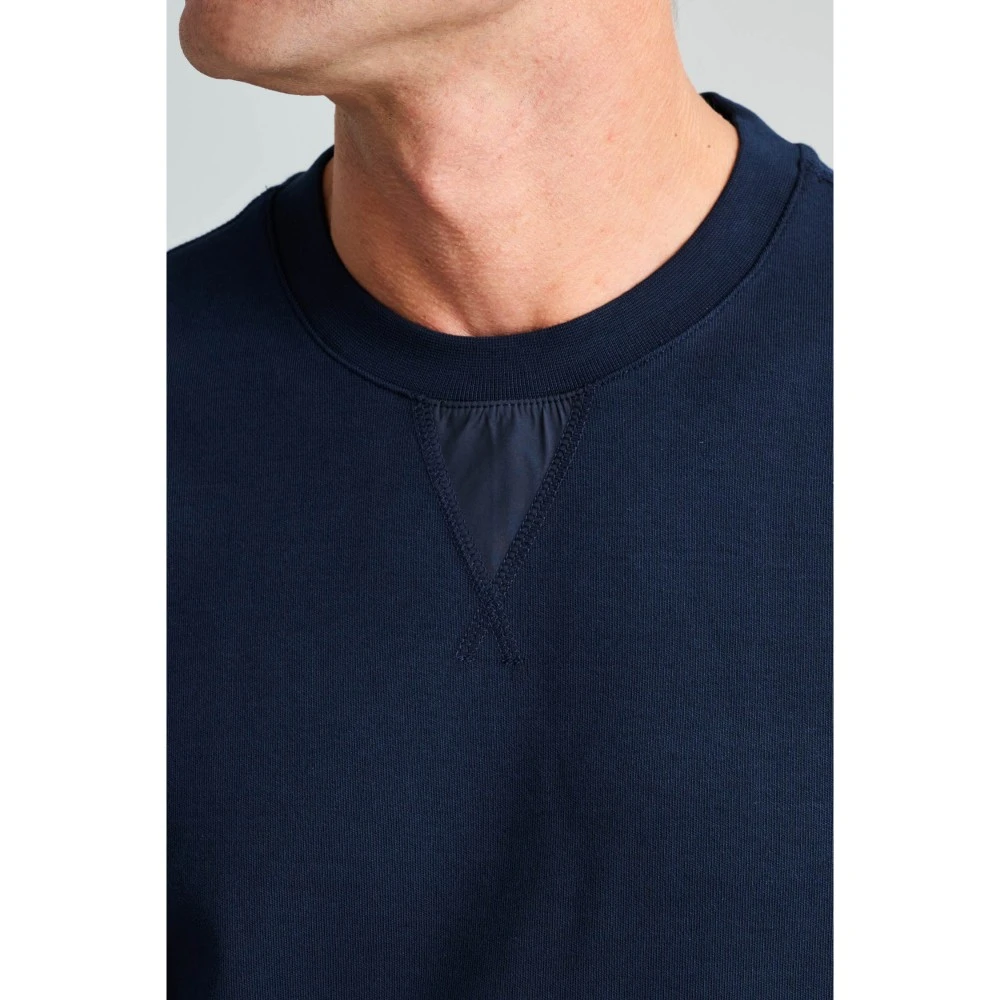 NAVY & GREEN Μπλούζα Φούτερ Λαιμόκοψη 24EY.018/R Ανδρικό