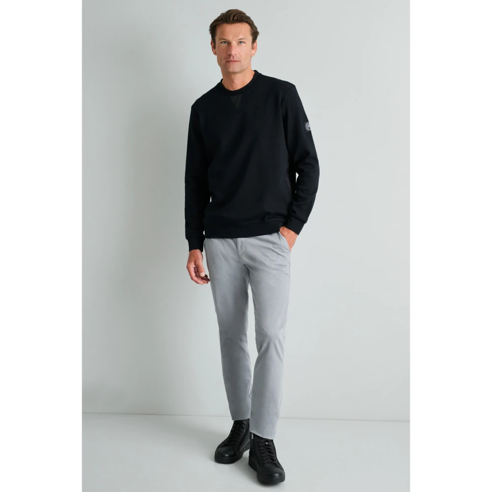 NAVY & GREEN Μπλούζα Φούτερ Λαιμόκοψη 24EY.018/R Ανδρικό