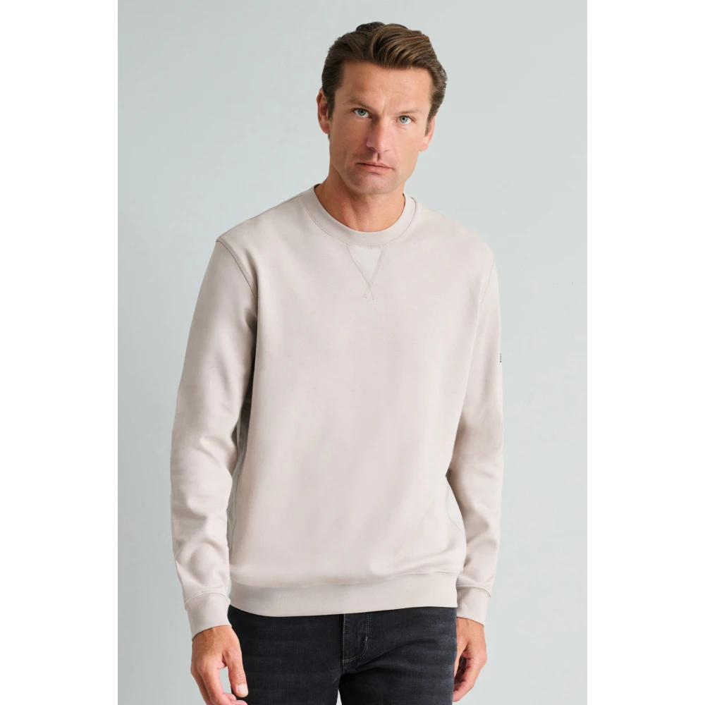 NAVY & GREEN Μπλούζα Φούτερ Λαιμόκοψη 24EY.018/R Ανδρικό