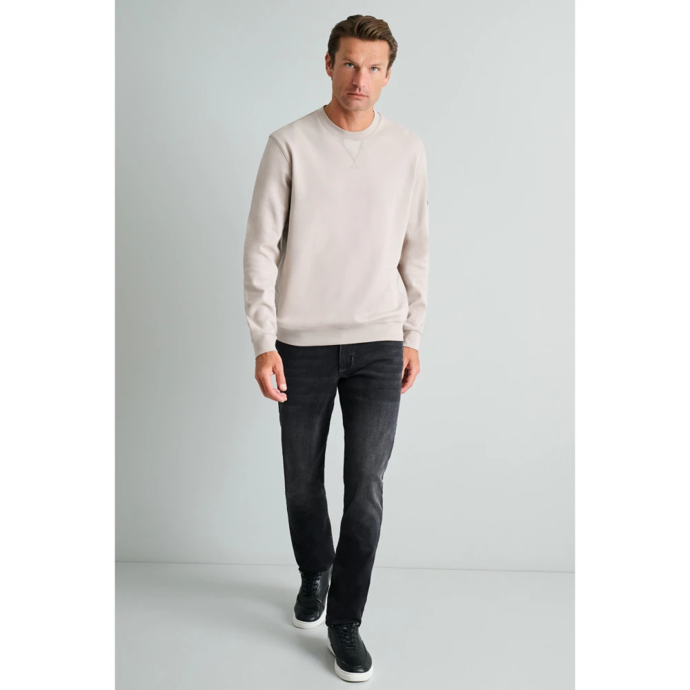 NAVY & GREEN Μπλούζα Φούτερ Λαιμόκοψη 24EY.018/R Ανδρικό