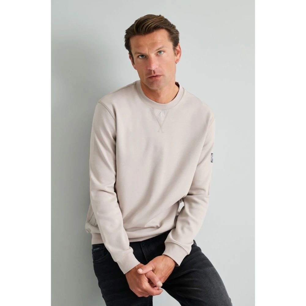 NAVY & GREEN Μπλούζα Φούτερ Λαιμόκοψη 24EY.018/R Ανδρικό