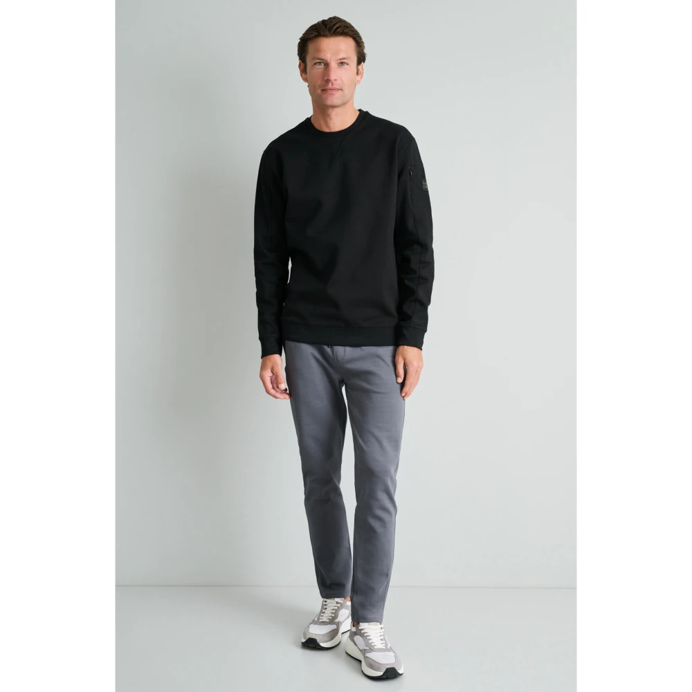 NAVY & GREEN Μπλούζα Φούτερ Λαιμόκοψη 24TU.328/P Ανδρικό