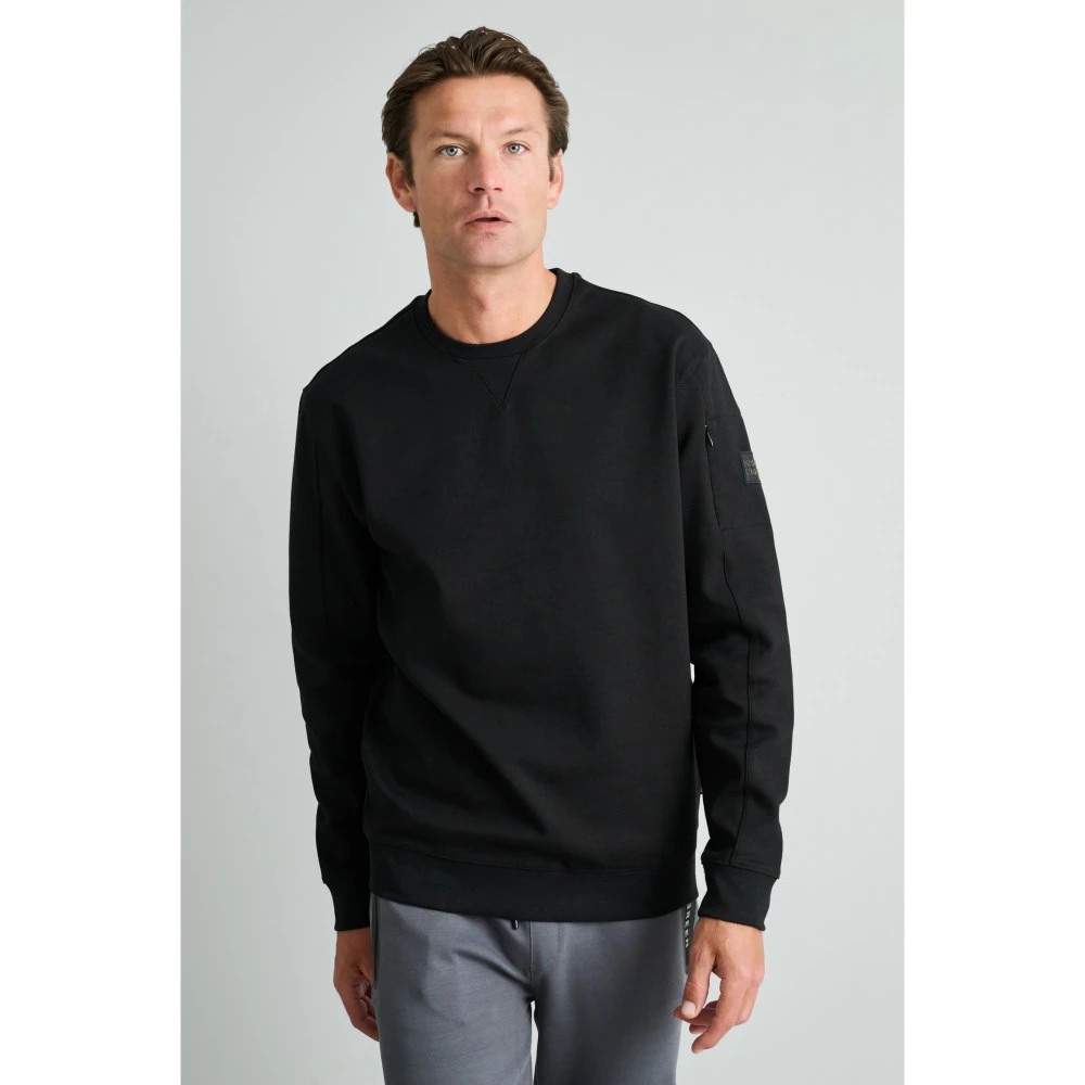 NAVY & GREEN Μπλούζα Φούτερ Λαιμόκοψη 24TU.328/P Ανδρικό