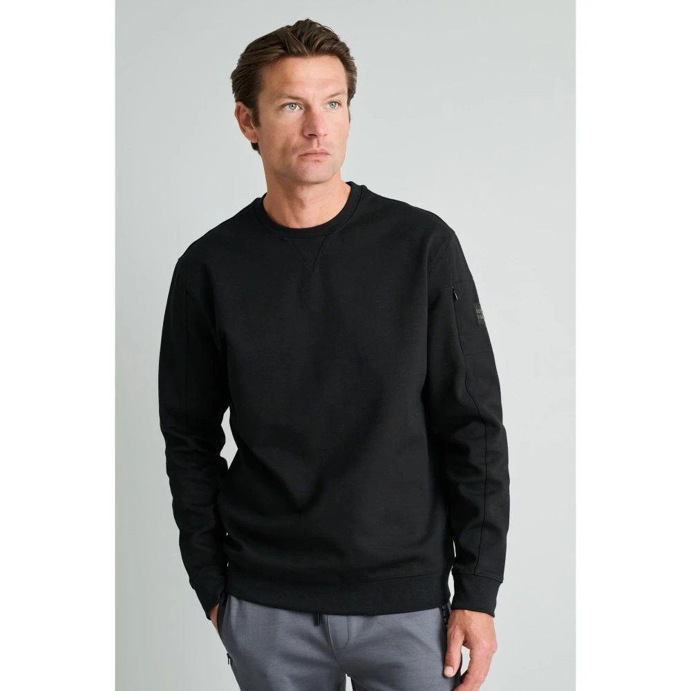 NAVY & GREEN Μπλούζα Φούτερ Λαιμόκοψη 24TU.328/P Ανδρικό