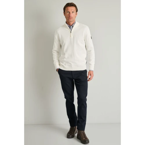 NAVY & GREEN Πλεκτό 10GG Βαμβακερό Ανδρικό