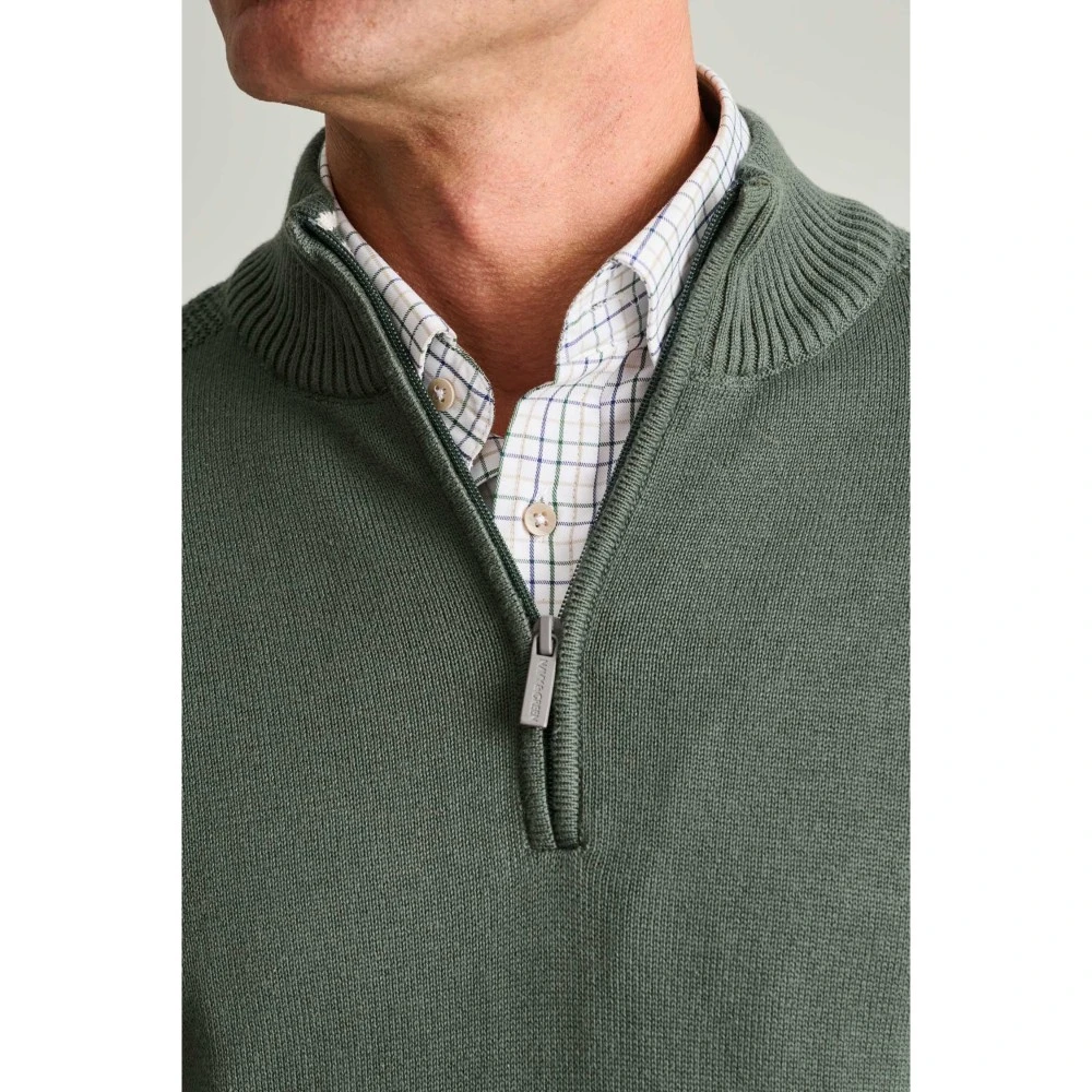 NAVY & GREEN Πλεκτό 10GG Βαμβακερό Ανδρικό