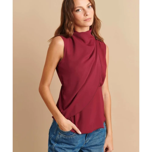 ATTRATTIVO Γυναικείο Τοπ Αμάνικο 9920154