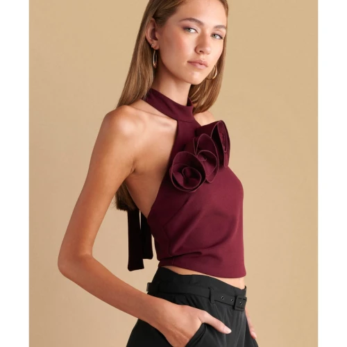 ATTRATTIVO Γυναικείο Τοπ Αμάνικο 9920159