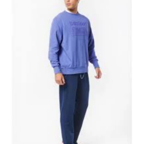 BODY ACTION Ανδρική Μπλούζα Με Λαιμόκοψη 063218-01