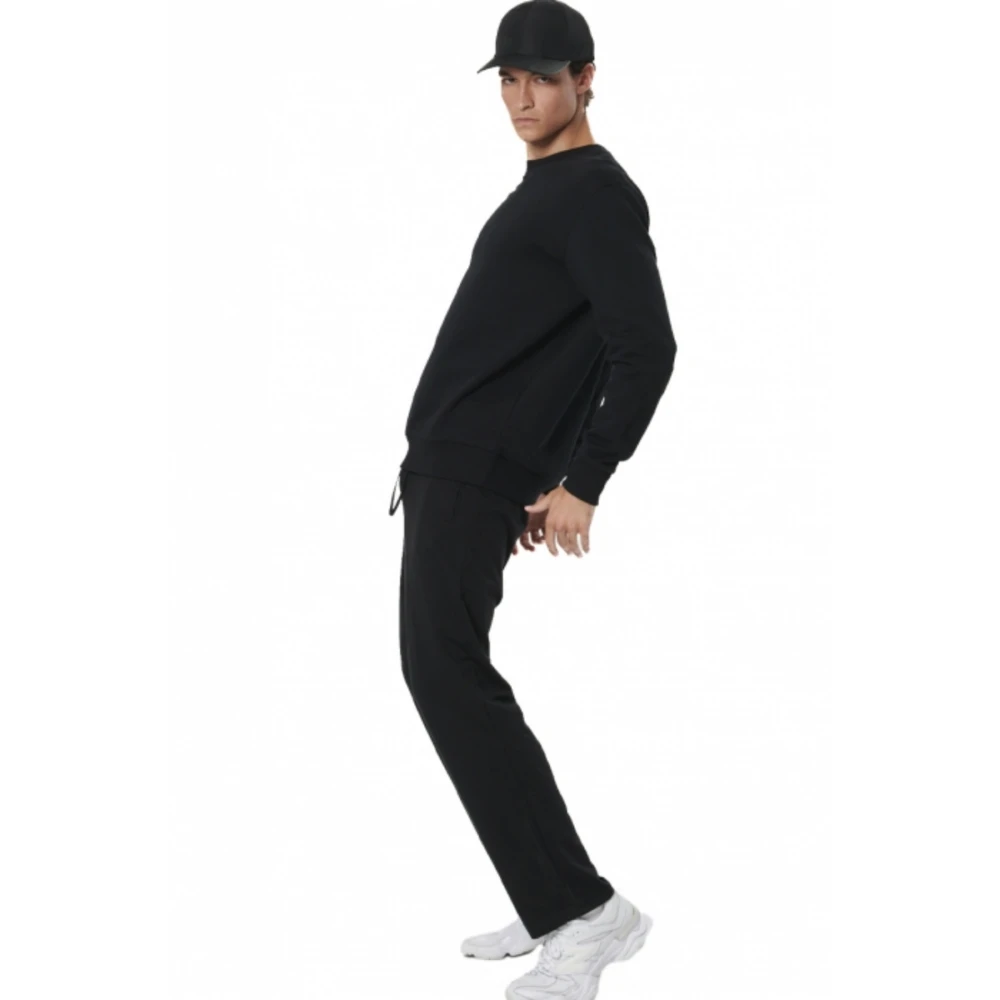 BODY ACTION Ανδρική Μπλούζα Με Λαιμόκοψη 063510-01