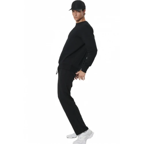 BODY ACTION Ανδρική Μπλούζα Με Λαιμόκοψη 063510-01