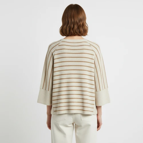 CAVALIERI Μπλούζα Ριγέ με Μανίκι 3/4