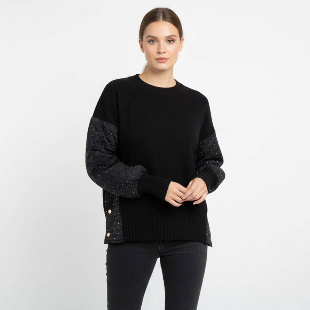 CAVALIERI Μπλούζα Πλεκτή με Φουσκωτό Μανίκι