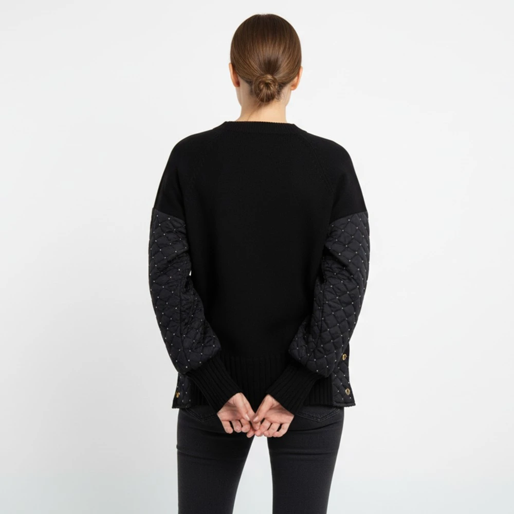 CAVALIERI Μπλούζα Πλεκτή με Φουσκωτό Μανίκι