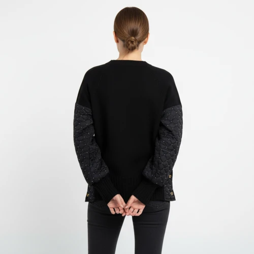 CAVALIERI Μπλούζα Πλεκτή με Φουσκωτό Μανίκι