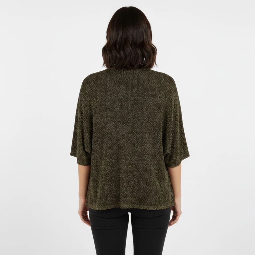 CAVALIERI Ζακέτα Lurex Κοντομάνικη