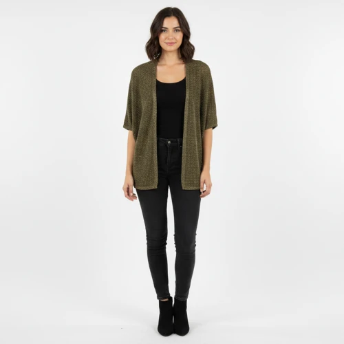 CAVALIERI Ζακέτα Lurex Κοντομάνικη