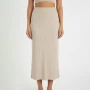 CAVALIERI Φούστα Πλεκτή Ίσια με Λάστιχο