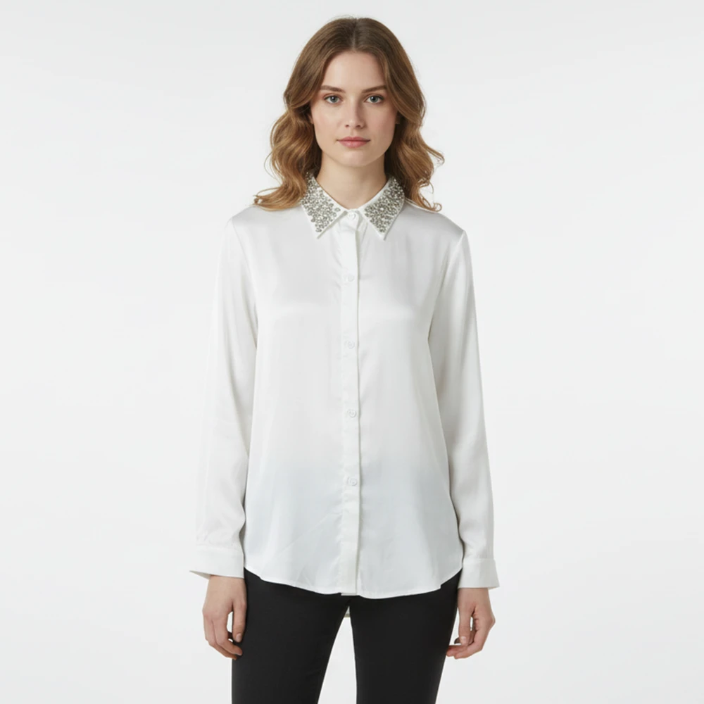 CAVALIERI Πουκάμισο με Στρας στον Γιακά CIV2573