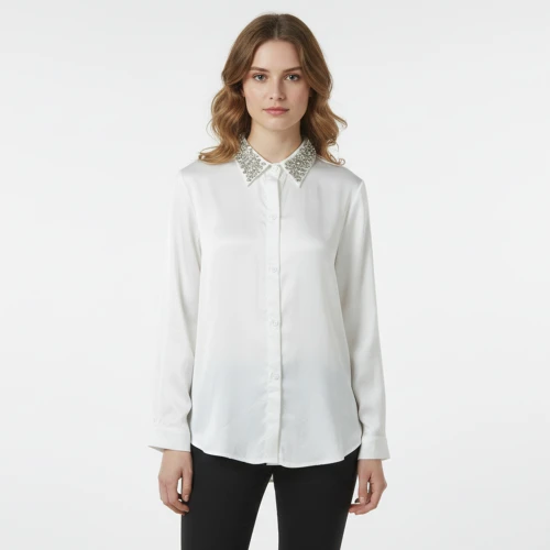 CAVALIERI Πουκάμισο με Στρας στον Γιακά CIV2573