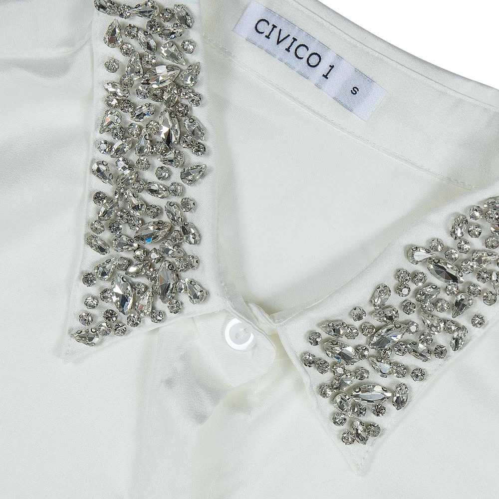 CAVALIERI Πουκάμισο με Στρας στον Γιακά CIV2573