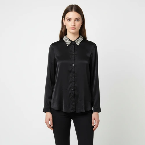 CAVALIERI Πουκάμισο με Στρας στον Γιακά CIV2573