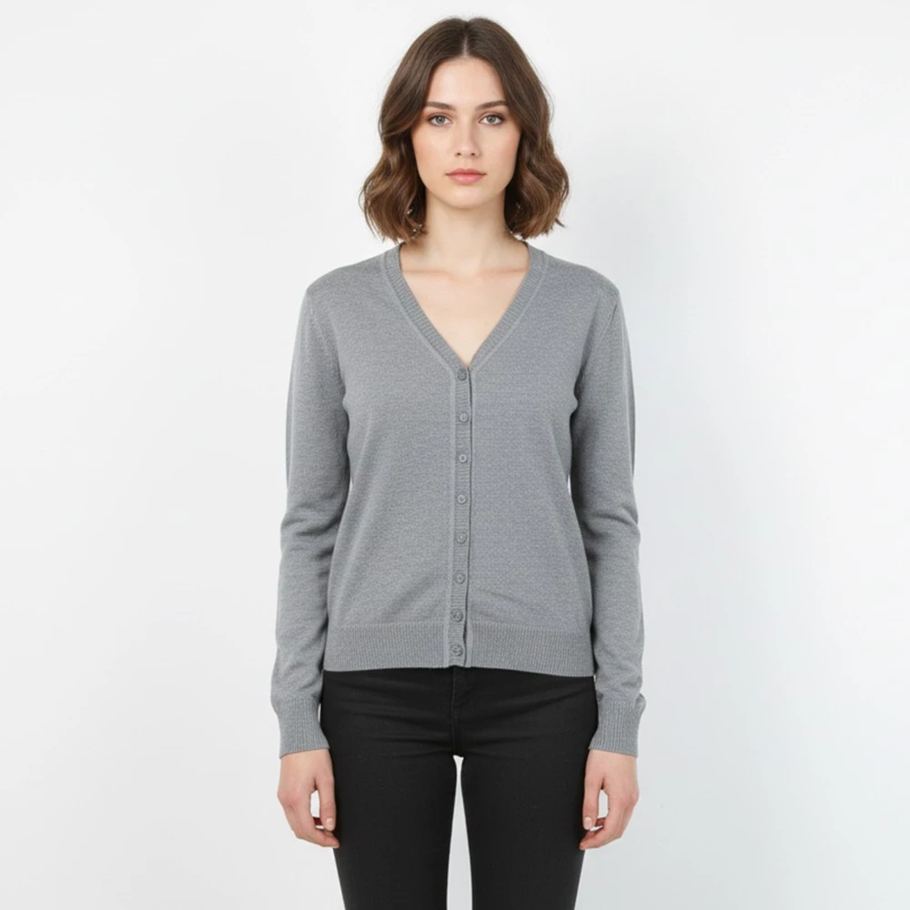 CAVALIERI Ζακέτα με V και Κουμπιά M24E