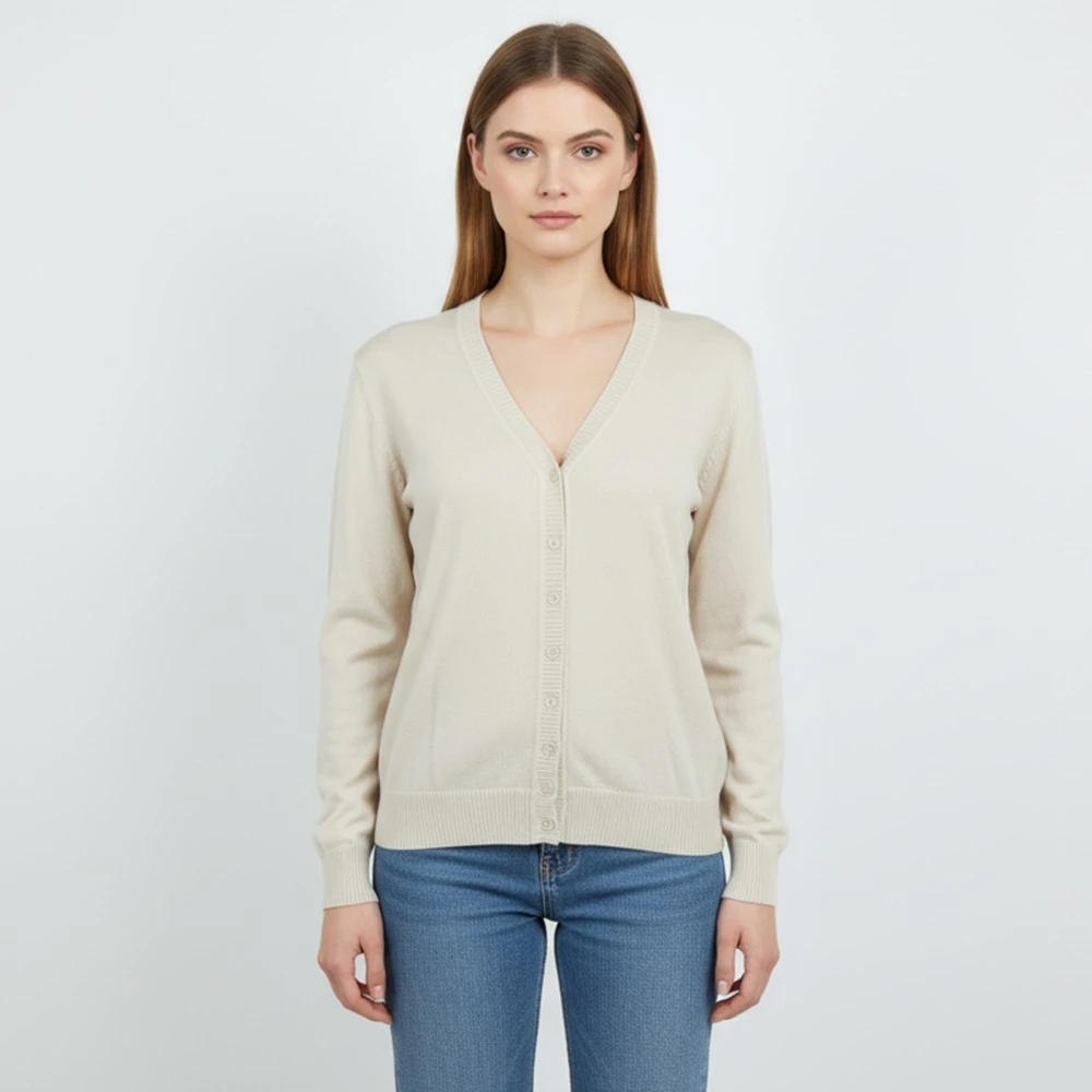 CAVALIERI Ζακέτα με V και Κουμπιά M24E