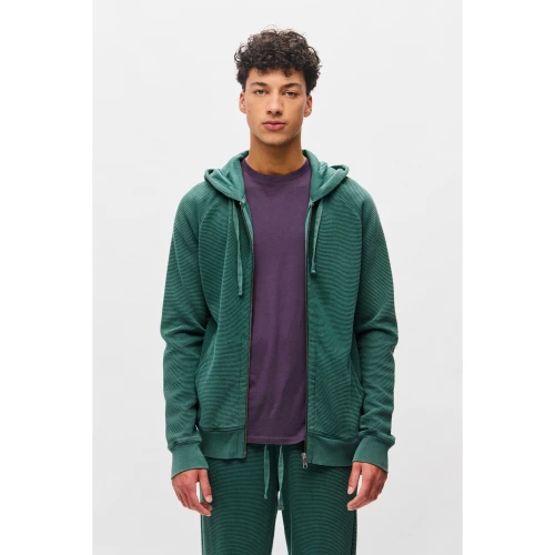 DIRTY LAUNDRY Ανδρική Ζακέτα Waffle Raglan DLMF000186