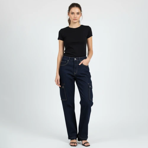 CAVALIERI Τζιν Παντελόνι Cargo 2116