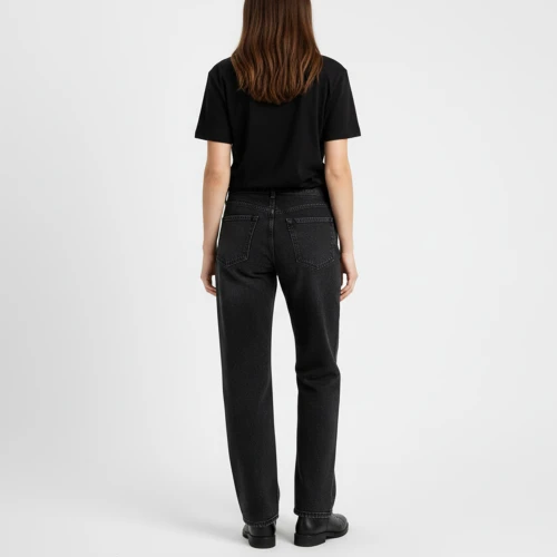 CAVALIERI Παντελόνι Τζιν Φαρδύ με Στρας 2375