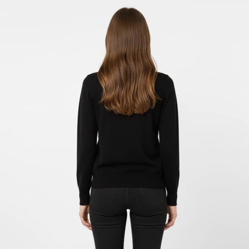 CAVALIERI Μπλούζα Πλεκτή με Στρας στον Γιακά