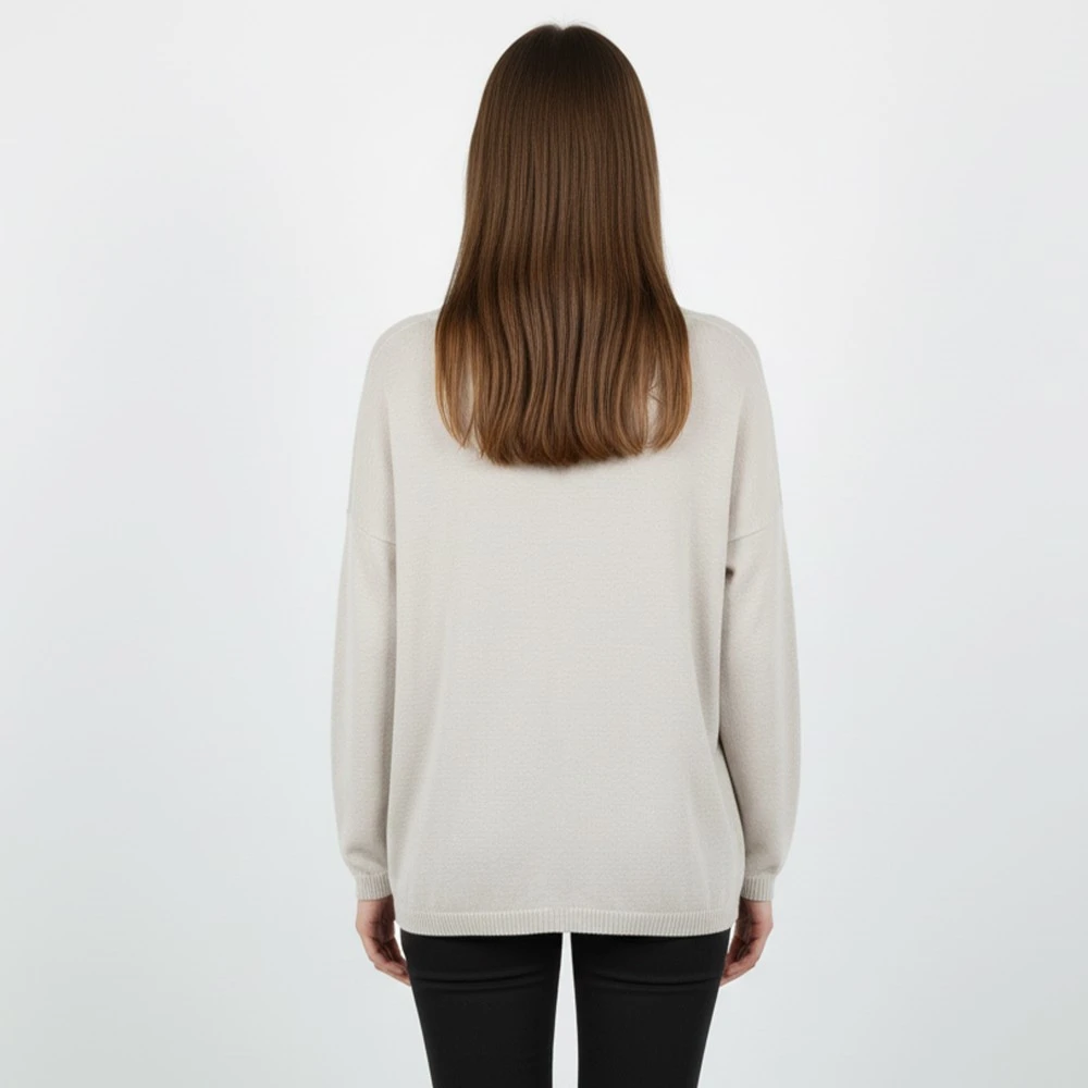 CAVALIERI AC3701 Πλεκτή Μπλούζα με Τσέπες