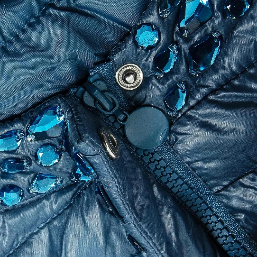 CAVALIERI Μπουφάν με Λαιμόκοψη και Χάντρες LPR-3920