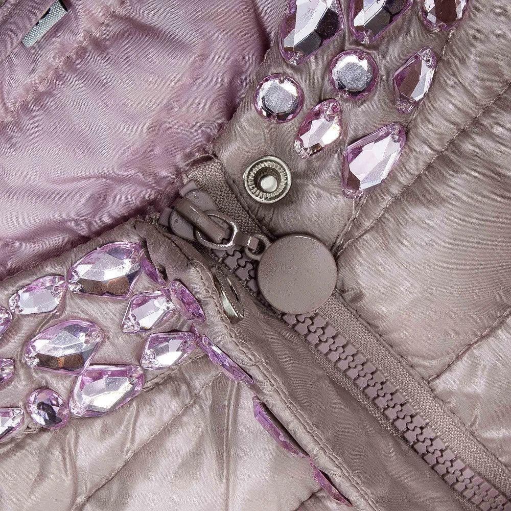 CAVALIERI Μπουφάν με Λαιμόκοψη και Χάντρες LPR-3920