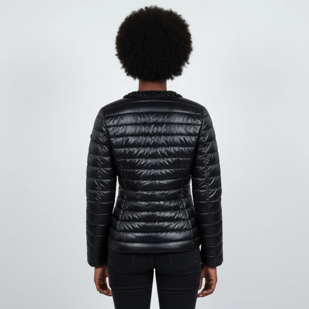 CAVALIERI Μπουφάν με Λαιμόκοψη και Χάντρες M20-6813