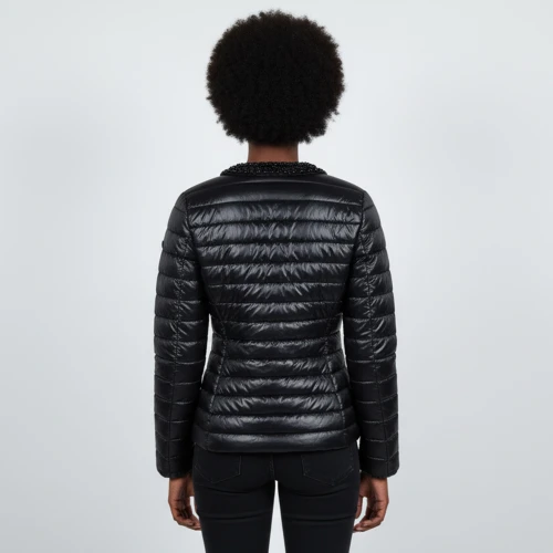 CAVALIERI Μπουφάν με Λαιμόκοψη και Χάντρες M20-6813