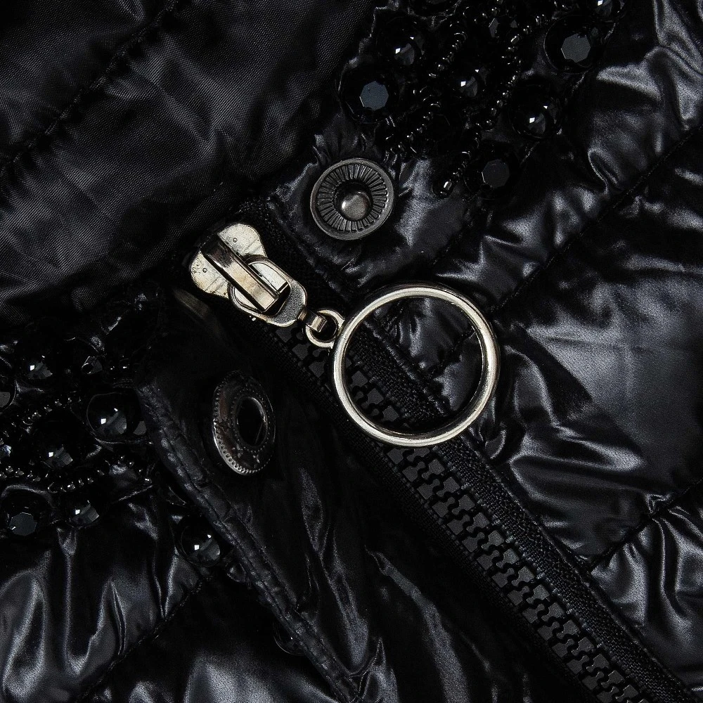 CAVALIERI Μπουφάν με Λαιμόκοψη και Χάντρες M20-6813