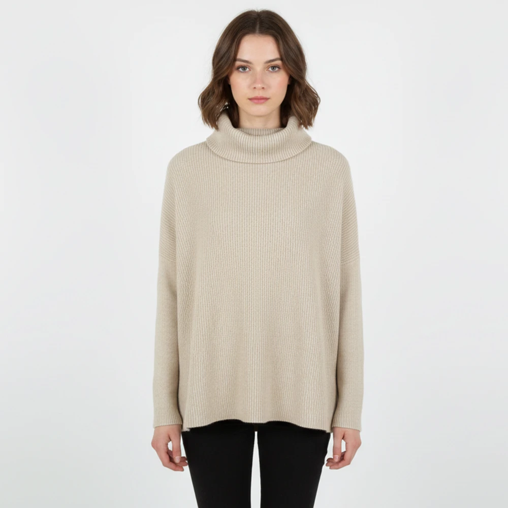 CAVALIERI MH3521 Πλεκτό Ζιβάγκο Μπλούζα