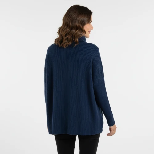 CAVALIERI MH3521 Πλεκτό Ζιβάγκο Μπλούζα