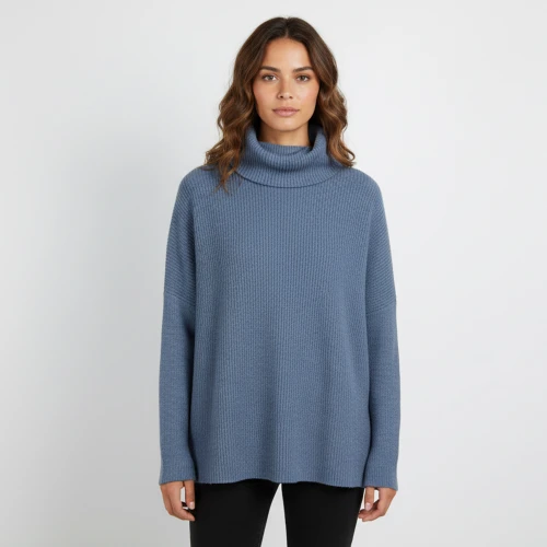 CAVALIERI MH3521 Πλεκτό Ζιβάγκο Μπλούζα