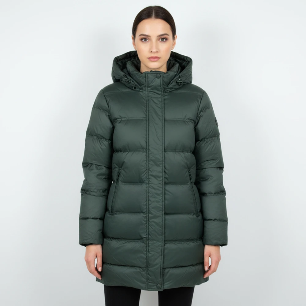 CAVALIERI Μπουφάν Μακρύ με Κουκούλα PR2-6609