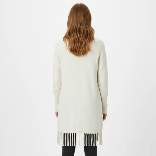 CAVALIERI Ζακέτα Πλεκτή με Κρόσια YC3265