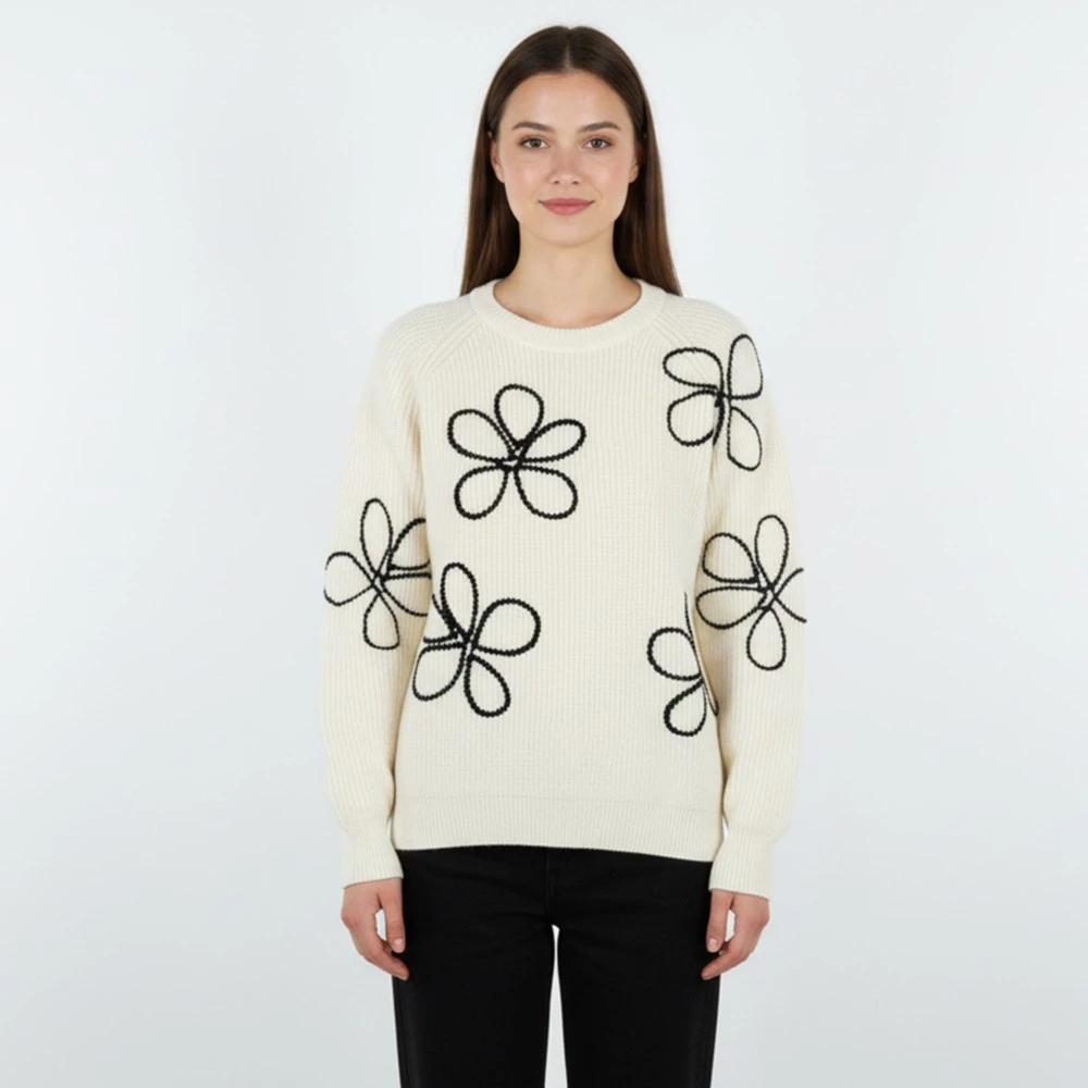 CAVALIERI Μπλούζα Πλεκτή με Κέντημα YC3320